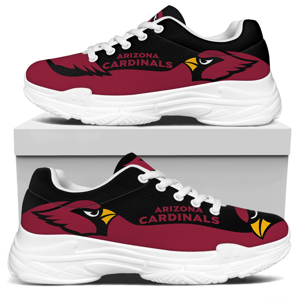Women's Arizona Cardinals Edition Chunky Sneakers With Line 001